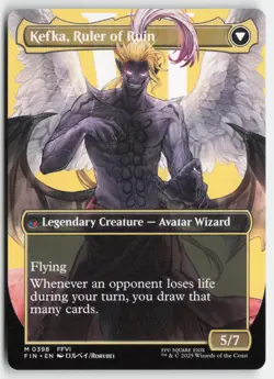 MTG - Kefka, Court Mage (0398) (Borderless) M FINAL FANTASY 398 LP-NM - Image 2