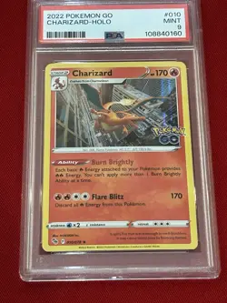 2022 Pokemon Go Charizard 010/078 HOLO - PSA 9 - Image 2