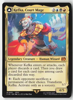 MTG - Kefka, Court Mage M FINAL FANTASY 231 LP-NM - Image 1
