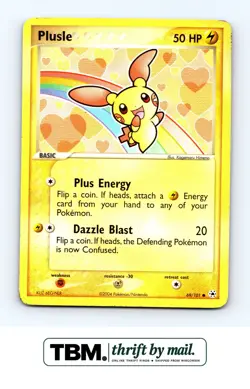 2004 Pokemon Hidden Legends #69/101 Plusle - Image 1