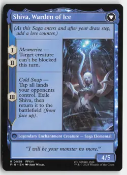 MTG - Jill, Shiva's Dominant R FINAL FANTASY 58 LP-NM - Image 2