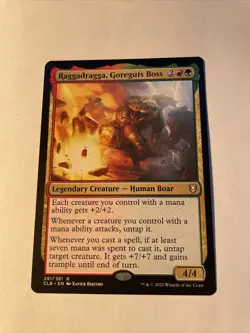MTG Raggadragga, Goreguts Boss Commander Legends: Battle for Baldur's Gate... - Image 1