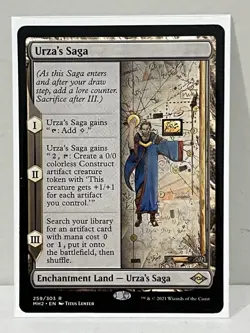 Urza's Saga - MH2 Modern Horizons 2 - NM Near Mint - MTG Magic 259/303 R Regular - Image 1