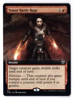 Temur Battle Rage NM* EXTENDED Commander Legends ENGLISH 671 mtg -UnltdCards - Image 1