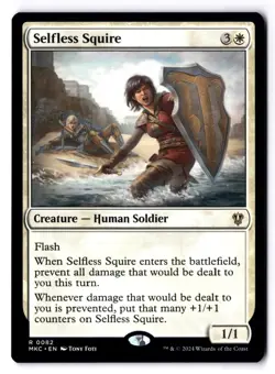 Selfless Squire NM* Commander: Murders At Karlov Manor 0082 mtg -UnltdCards - Image 1