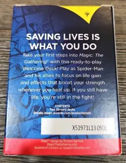 Magic The Gathering Spider-Man White Welcome Deck - Image 2