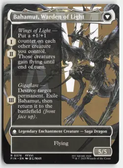 MTG - Dion, Bahamut's Dominant (Borderless) R FINAL FANTASY 376 LP-NM - Image 2