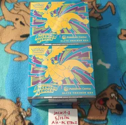 Pokemon Center Mega Evolution Ascended Heroes Elite Trainer Box Lot of 2 - Image 1