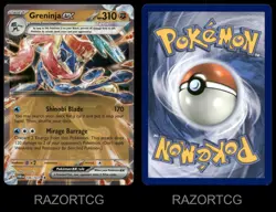 GRENINJA EX 106/167 DOUBLE RARE TWILIGHT MASQUERADE POKEMON NM/M - Image 3