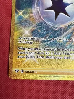 Pokemon Card - Capture Energy 201/189 - Darkness Ablaze Gold Rare - Image 5