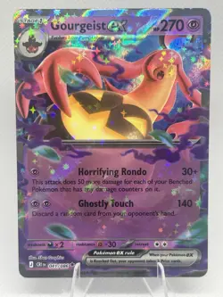 Pokemon Gourgeist ex 041/086 Double Rare RR Chaos Rising NM Early Access - Image 1