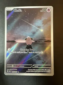 SV03 Obsidian Flames Cleffa Illustration Rare Holo 202/197 EN - Image 1