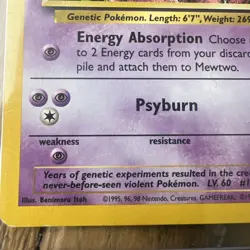 Mewtwo 14 WOTC Black Star Promo WOTC Pokemon TCG - Image 3