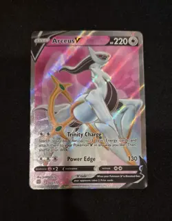 Arceus V 165/172 Full Art Pokemon TCG: Brilliant Stars NM - Image 1