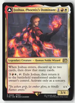 MTG - Joshua, Phoenix's Dominant R FINAL FANTASY 229 LP-NM - Image 1