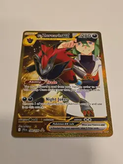 N's Zoroark ex 189/159 Sv09 Pokemon Journey Together Holo Gold Hyper Rare NM - M - Image 2
