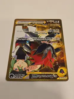 N's Zoroark ex 189/159 Sv09 Pokemon Journey Together Holo Gold Hyper Rare NM - M - Image 3
