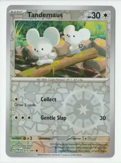 Tandemaus 073/091 - Paldean Fates - Reverse Holo - Pokemon TCG – NM - Image 1