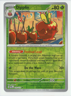 Dipplin 010/131 - Prismatic Evolutions - Reverse Holo - Pokemon TCG - NM - Image 1