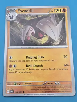 Excadrill 109/191 Regular Surging Sparks Pokemon TCG NM - Image 1