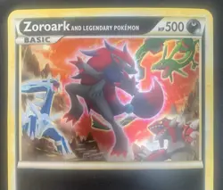 Zoroark and Legendary Pokemon Ex JUMBO Promo 2011 BW Rayquaza Groudon Kyogre - Image 3