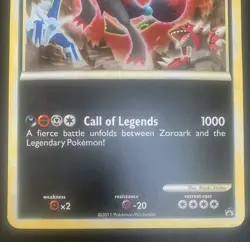 Zoroark and Legendary Pokemon Ex JUMBO Promo 2011 BW Rayquaza Groudon Kyogre - Image 4