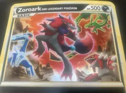 Zoroark and Legendary Pokemon Ex JUMBO Promo 2011 BW Rayquaza Groudon Kyogre - Image 5