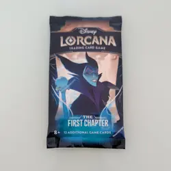 🌟 1 x THE FIRST CHAPTER MALEFICENT Lorcana Booster Pack Disney TCG NEW SEALED - Image 1