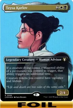 1x - Teysa Karlov - FOIL BORDERLESS #688 - Commander Masters - NM MTG - Image 1
