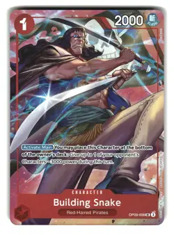 Building Snake OP09-008 Best Selection Vol 4 One Piece Card - Image 1