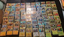 Pokemon Cards Lot Holos & Reverse Mixed Sets Mostly English, Damaged-NM (As Is) - Image 3