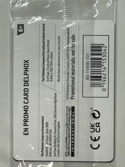 Delphox 013/086 Stamped Promo SEALED Chaos Rising Pokemon Card - Image 2