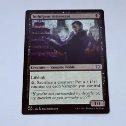 Indulgent Aristocrat 130 Magic The Gathering Trading Card MTG Tc7 - Image 1