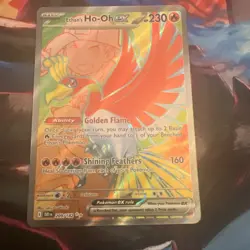[NM] Full Art Ethan’s Ho-Oh ex Destined Rivals 209/182 Pokemon TCG - Image 1