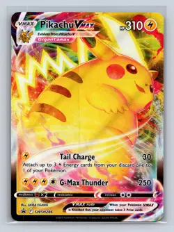 Pikachu VMAX SWSH286 Holo Promo Sword & Shield Promo Pokemon NM - Image 1