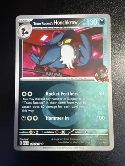 Pokemon Team Rocket's Honchkrow (Energy Symbol) Ascended Heroes ASC R 127/217 NM - Image 1