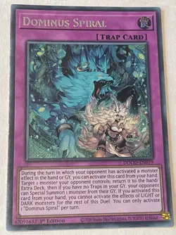 YUGIOH Dominus Spiral - Secret Rare 1st Edition DOOD-EN079 - Image 1
