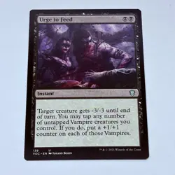 Urge To Feed 139 Magic The Gathering Trading Card MTG Tc7 - Image 1
