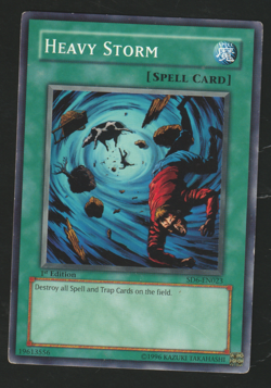Yu-Gi-Oh! Heavy Storm SD6-EN023 1st Ed Spellcaster's Judgment Common HP - Image 1