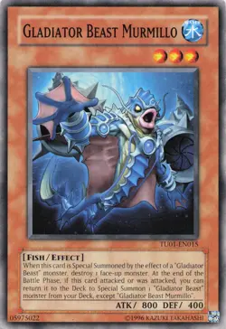 Gladiator Beast Murmillo Common Unlimited 2009 Turbo Pack TU01-EN015 NM - Image 1