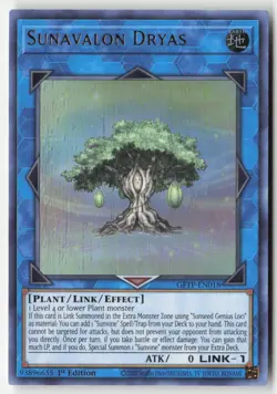 Yugioh - Sunavalon Dryas GFTP-EN018 1st Edition - Ultra Rare - Image 1