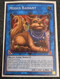 Yugioh Missus Radiant COTD-EN052 Super Rare 1st Ed NM - Image 1