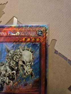 Yugioh Fossil Dyna Pachycephalo RA03-EN195 Platinum Secret Rare 1st Ed NM - Image 5