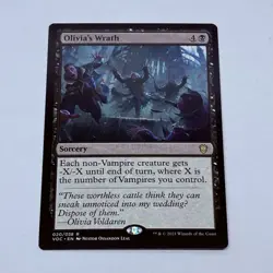Olivia’s Wrath 020/038 Magic The Gathering Trading Card MTG Tc7 - Image 1