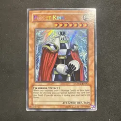 Yu-Gi-Oh! TCG Puppet King CRMS-EN093 Unlimited LP Secret Rare - Image 1