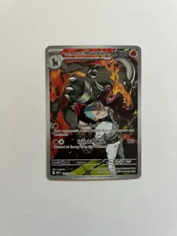 Pokemon TCG Team Rockets Houndoom Illustration Rare Card 191/182 Destined Rivals - Image 1
