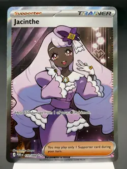 Jacinthe 110/088 - Full Art Ultra Rare - Perfect Order Pokemon Card MINT - Image 1