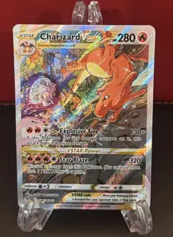 Pokemon TCG Charizard VSTAR SWSH262 SWSH: Sword & Shield Promo Cards NM w/ Case - Image 1