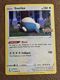 Snorlax - (Cosmos Holo) 055/078 Miscellaneous Cards & Products Holo - Image 1
