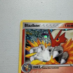 Pokemon Blaziken 1/17 POP Series 1 Rare Holo Vintage 2005 TCG Card Fire 110 HP - Image 4